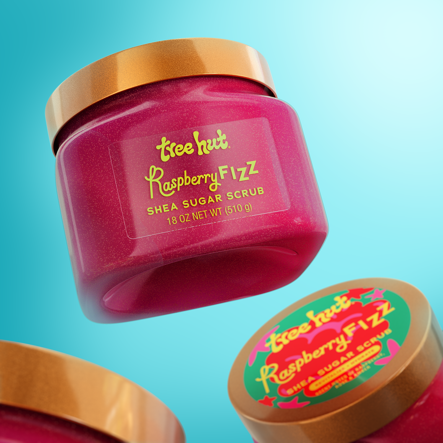 Raspberry Fizz Shea Sugar Scrub – Tree Hut Shea®