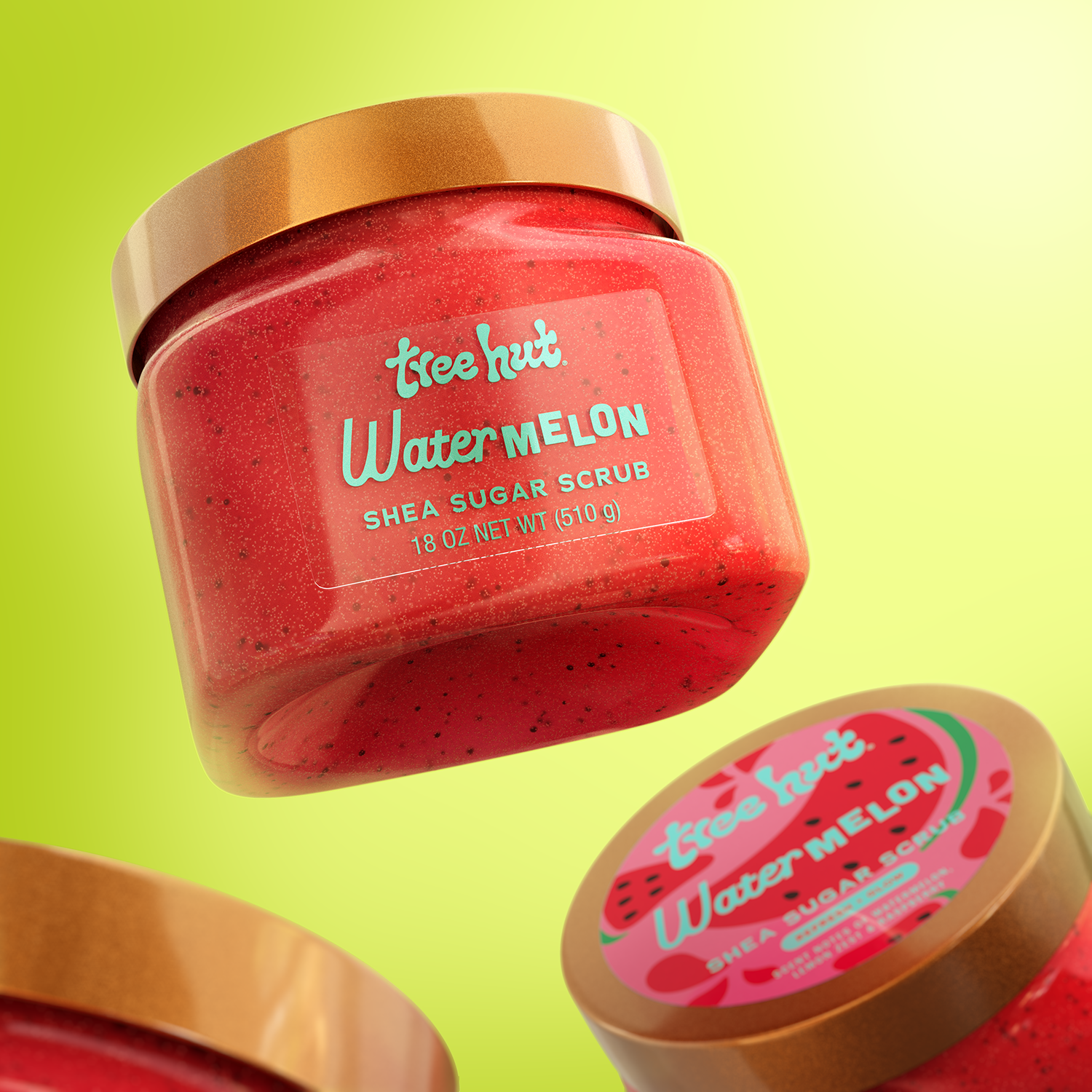 a plastic plant face reveal Watermelon Shea Sugar Scrub – Tree Hut Shea®