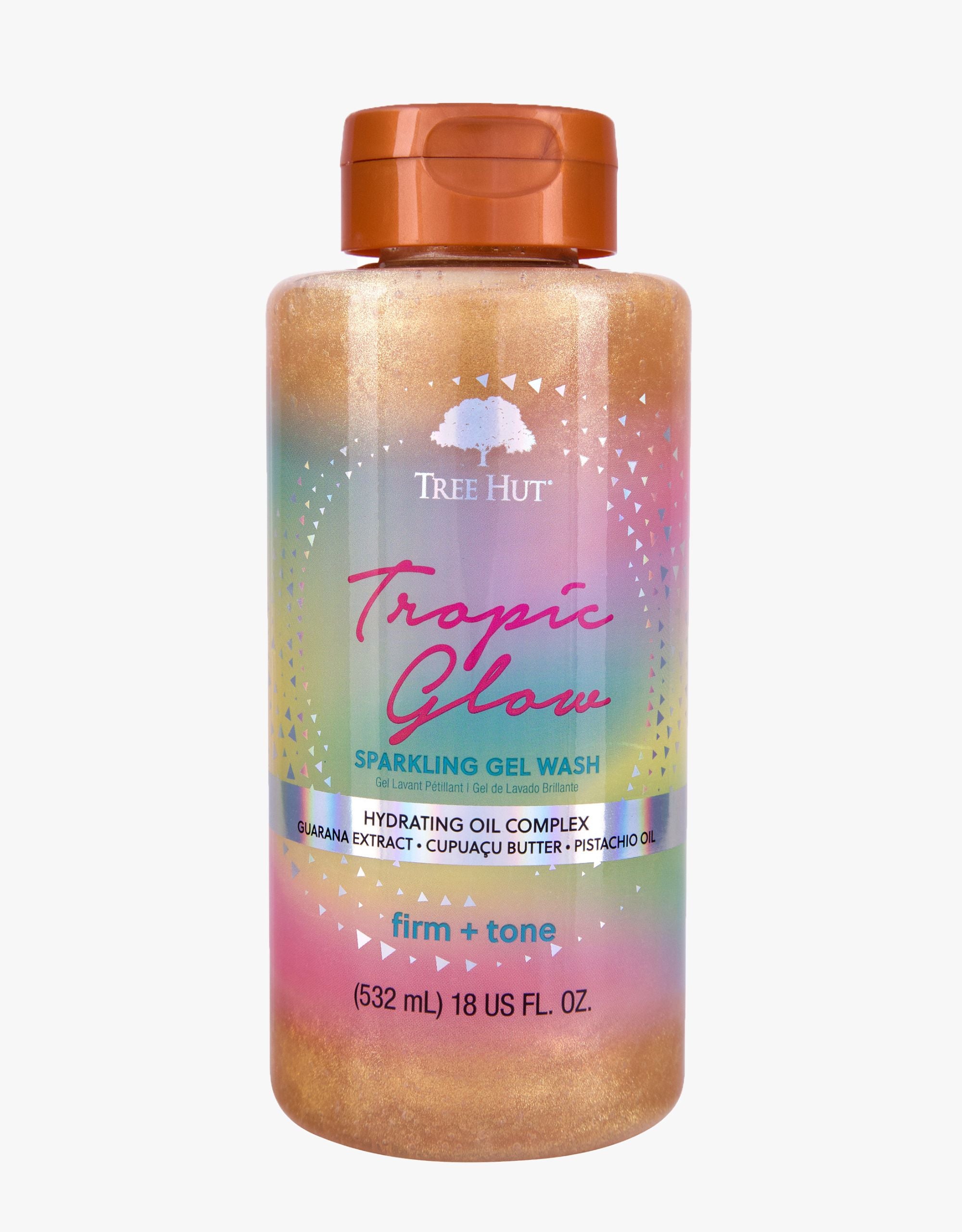 tropic glow sparkling gel wash – Tree Hut Shea®
