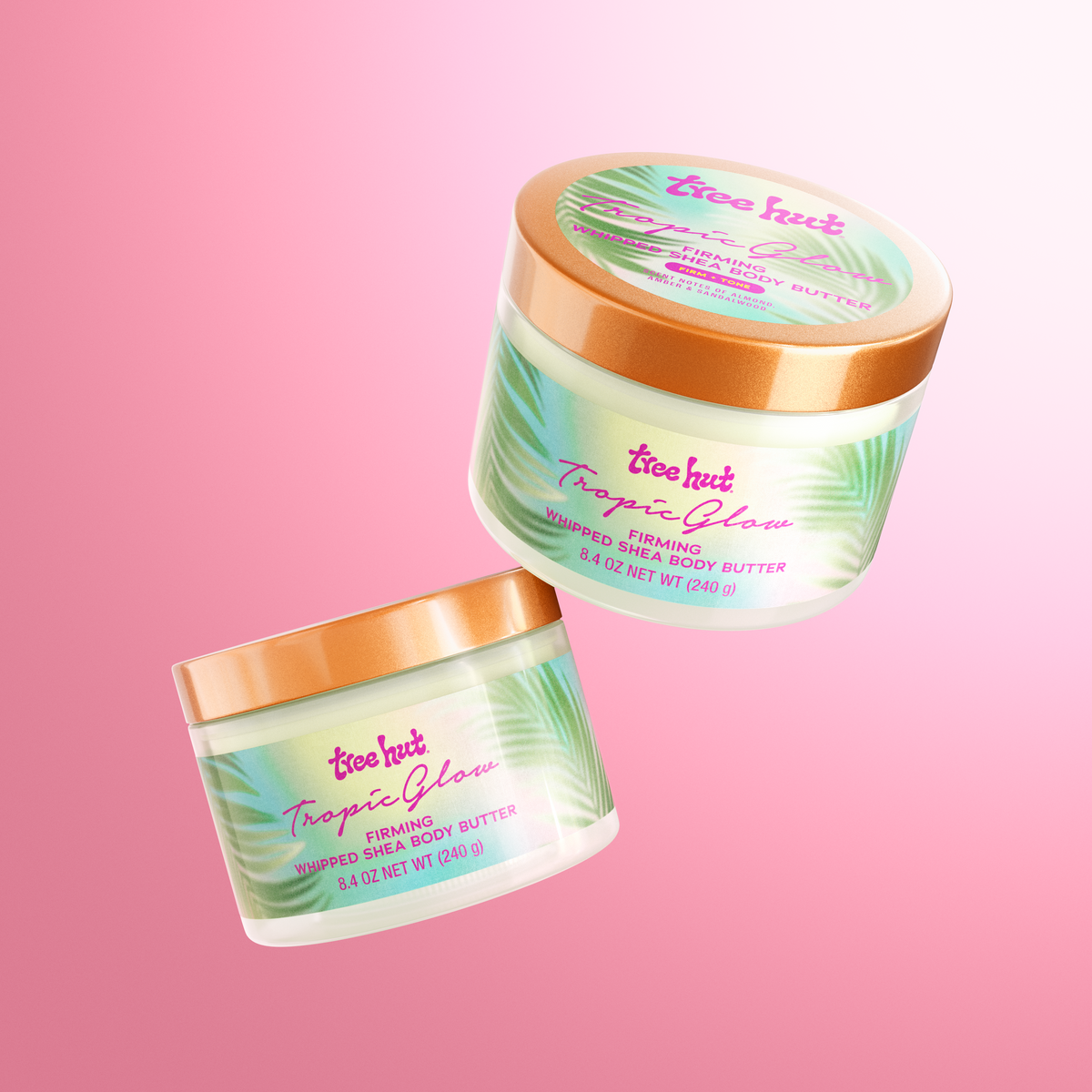 Beurre Corporel Firming Tree Hut Tropical Glow - 240g - Parfum Santal Tropic - Neuf