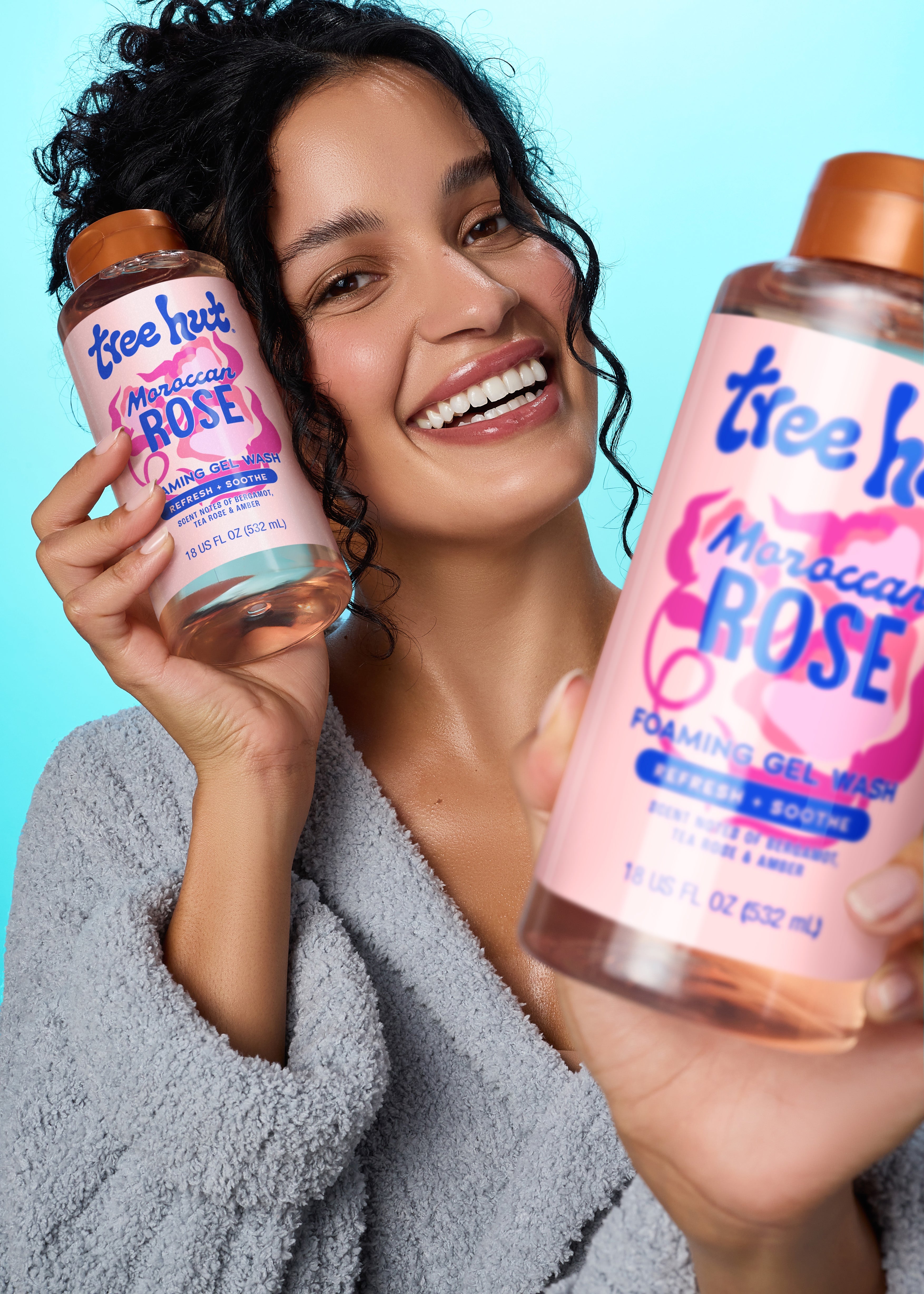 moroccan rose foaming gel wash – Tree Hut Shea®