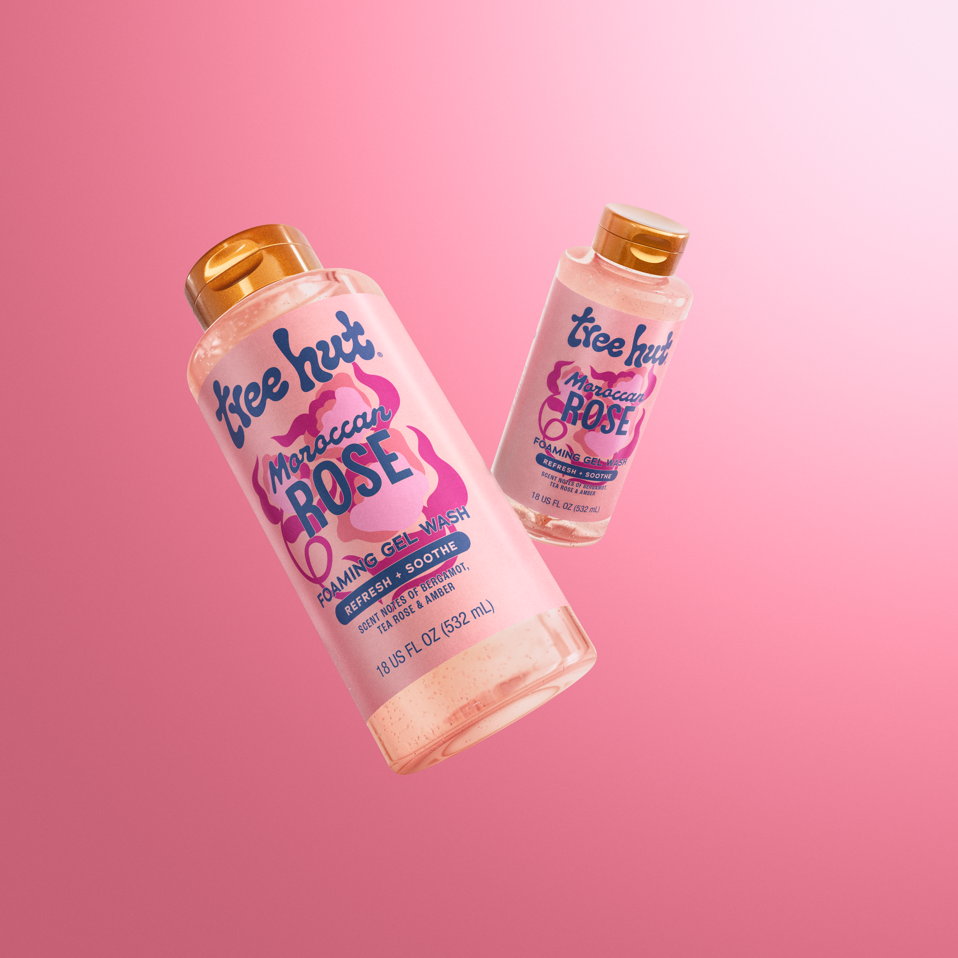 moroccan rose foaming gel wash – Tree Hut Shea®