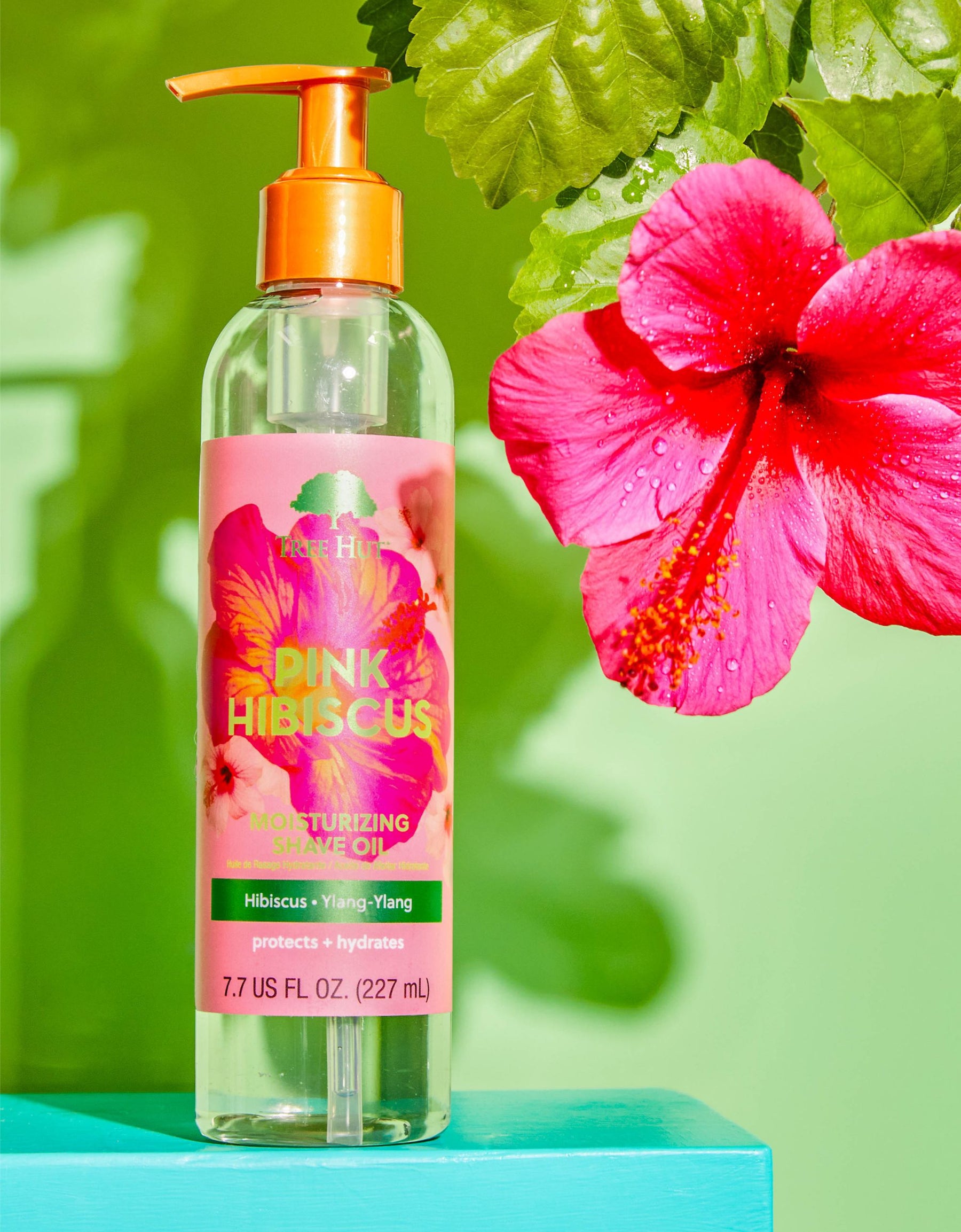 Pink Hibiscus Moisturizing Shave Oil – Tree Hut Shea®