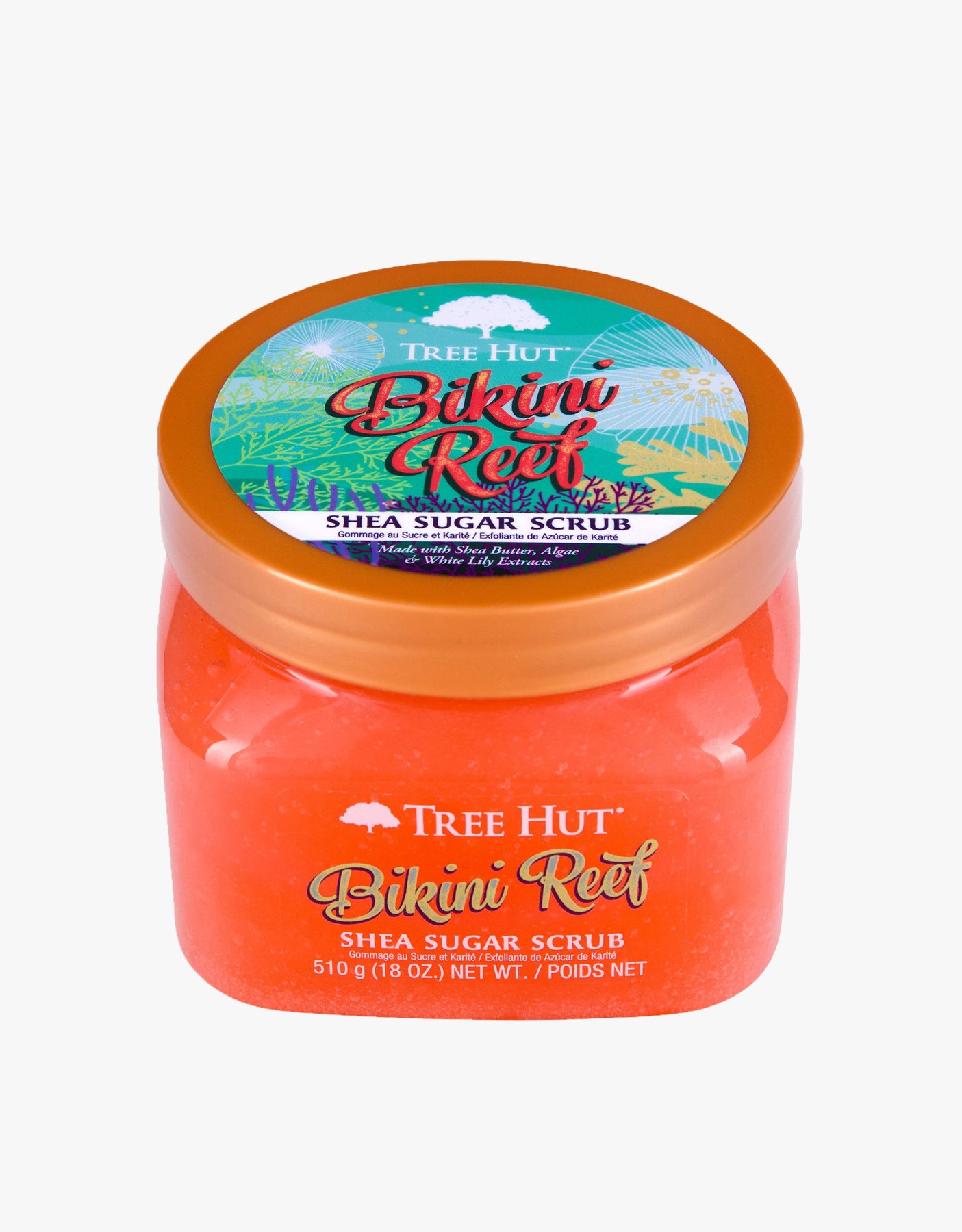 Tree Hut Shea Sugar Scrub, Belize Breeze, 18 Ounce Ingredients and Reviews