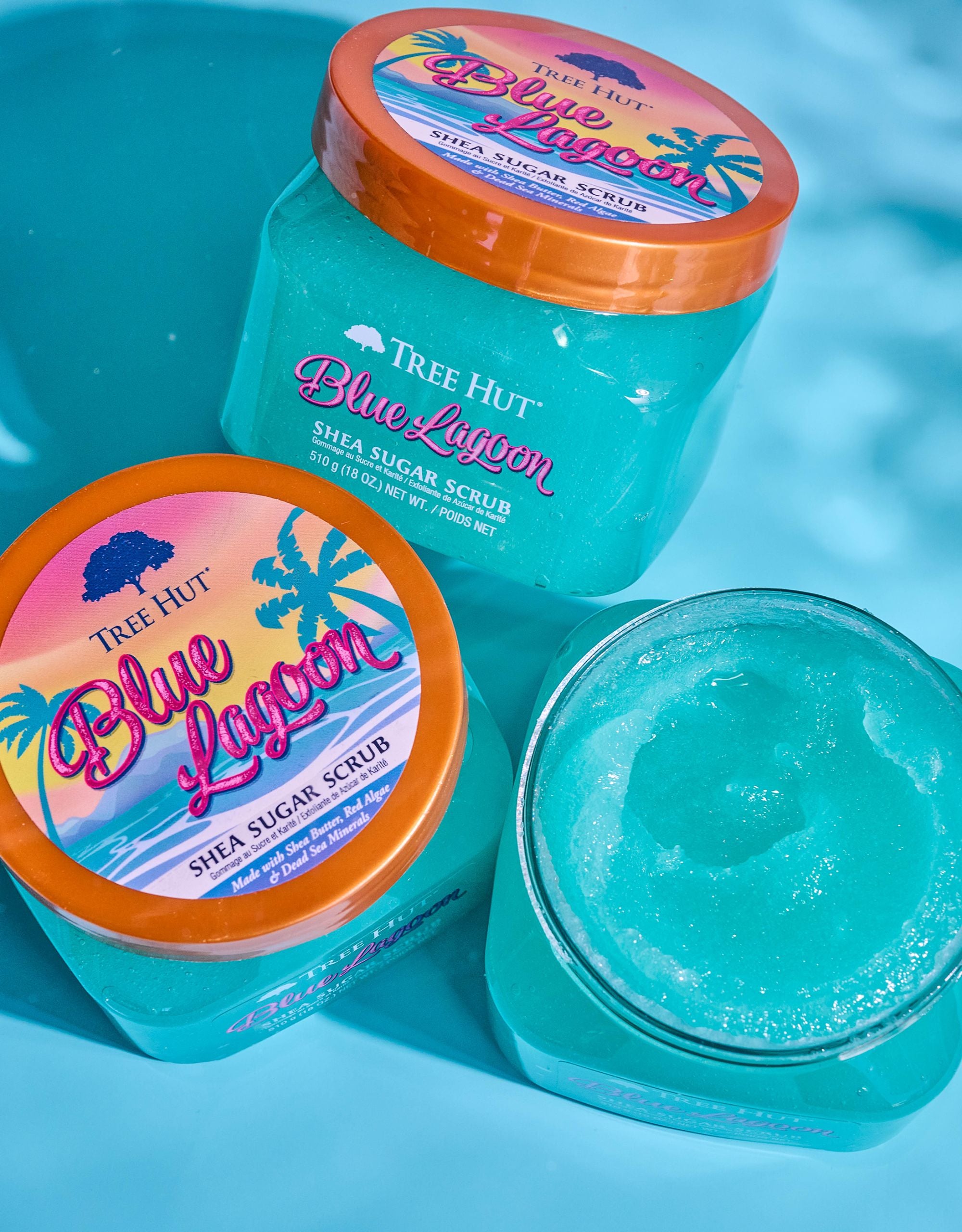 blue lagoon shea sugar scrub – Tree Hut Shea®